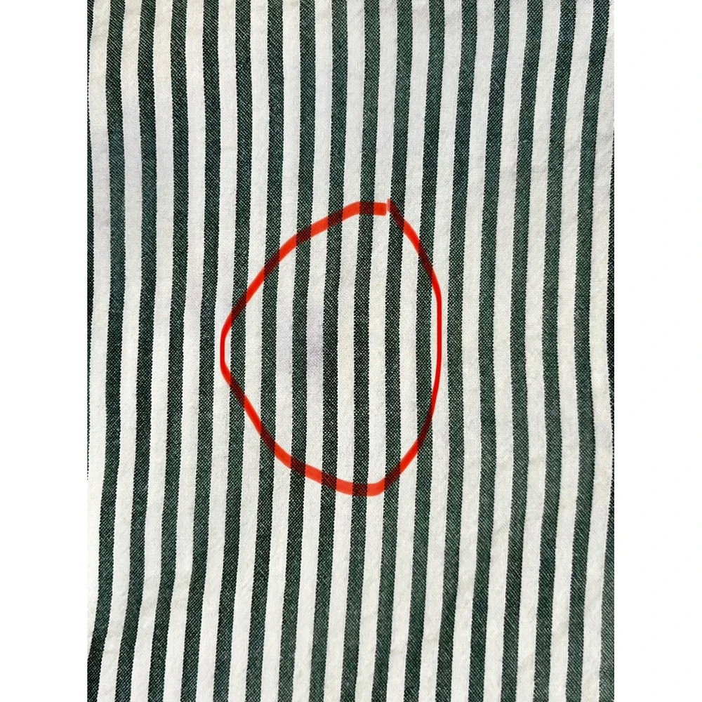 J Crew Seersucker‎ Slim Fit Button Down Shirt Mens Size L Green Stripe Casual